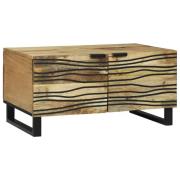 vidaXL Kaffeebord Brun och svart 80 x 50 x 40 cm