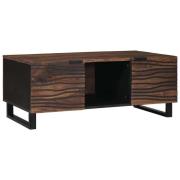 vidaXL Kaffeebord Brun och svart 100 x 54 x 40 cm