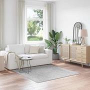 vidaXL Anti-glid Shaggy Matta Grå 160 x 160 cm PP