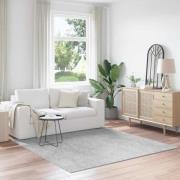 vidaXL Anti-glid Shaggy Matta Grå 200 x 200 cm PP