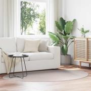 vidaXL Områdesmattor HUARTE Sand 140 x 200 cm Polyester