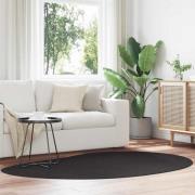 vidaXL Områdesmattor HUARTE Svart 140 x 200 cm Polyester