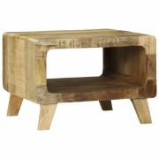 vidaXL Kaffeebord Brun 50 x 50 x 35 cm Massivt grovt mangoträ