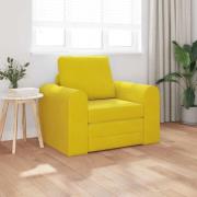 vidaXL Soffsäng Gul 98 x 71 x 83 cm Sammet