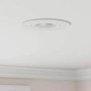 vidaXL Spotlights med strålkastare 6 pcs Vit 9 x 9 x cm Aluminium