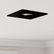 vidaXL Spotlight 24 pcs Svart 9 x 9 x 2 cm Aluminium