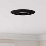 vidaXL Spotlights med strålkastare 6 pcs Svart 9 x 9 cm Metall