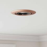 vidaXL Spotlight 24 pcs Koppar 9 x 9 x 2.5 cm Metall