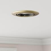 vidaXL Spotlight 12 pcs Mässing 9 x 9 x 2.5 cm Metall