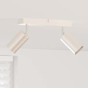 vidaXL Takspotlight Borstat nickel 26 x 5.5 x 16.5 cm Stål