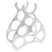 vidaXL Vinställ Silver 38 x 33 x 13 cm Aluminium