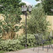vidaXL Trädgårdslampa Stöd Brons Aluminium och Glas