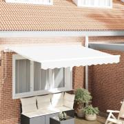 vidaXL Markisväv Vit 300 x 250 cm Kanvas