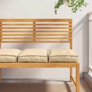 vidaXL Palldyna för sits 2 pcs Beige 40 x 40 x 8 cm Oxford tyg