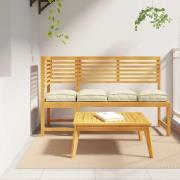 vidaXL Kudde 4 pcs Kräm 40 x 40 x 8 cm Oxford Tyg