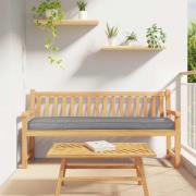 vidaXL Pallkuddset 2 pcs Grå 200 x 40 x 8 cm Oxford tyg