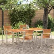 vidaXL MiddagsBord Brun 180 x 90 x 75 cm Massivt Akaciaträ