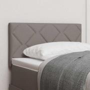 vidaXL Huvudgavel med huvudgavel Taupe 80 cm Konstläder