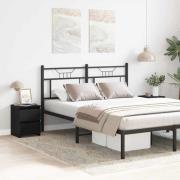 vidaXL Nattduksbord 2 pcs Svart ek 30 x 30 x 40 cm Konstruerat trä