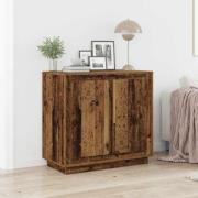 vidaXL Sideboard Gammalt trä 80 x 40 x 75 cm Konstruerat trä