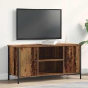 vidaXL TV-skåp Gammalt trä 100 x 40 x 50 cm Konstruerat trä