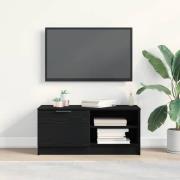 vidaXL TV-skåp Svart 80 x 35 x 36.5 cm Konstruerat trä