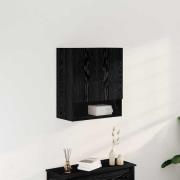 vidaXL Väggskåp Svart ek 60 x 30 x 70 cm Konstruerat trä