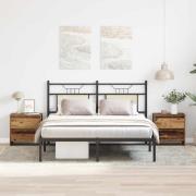 vidaXL Nattduksbord med låda 2 pcs Gammalt trä 45 x 34 x 44,5 cm