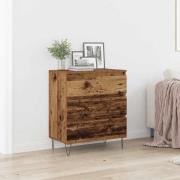 vidaXL Sideboard med låda Gammalt trä 60 x 35 x 70 cm Konstruerat trä