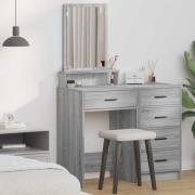 vidaXL Dressingbord Grå sonoma 50 x 41 x 140 cm Konstruerat trä