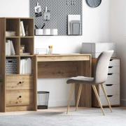 vidaXL Skrivbord artisan ek 90 x 40 x 76 cm Konstruerat trä