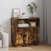 vidaXL Sideboard med LED Rökfärgad ek 71 x 34.5 x 75 cm
