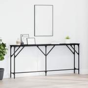 vidaXL Konsolbord Svart ek 180 x 23 x 75 cm