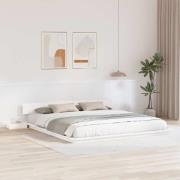 vidaXL Sängram Vit 180 x 200 cm trä
