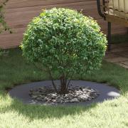 vidaXL Platta Treringar 5 pcs Antracit Ø50 / 80 cm Stål