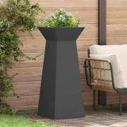 vidaXL Pelarkrukor 2 pcs Svart 40 x 40 x 100 cm Stål
