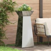 vidaXL Pelarkrukor 2 pcs Silver 40 x 40 x 100 cm Stål