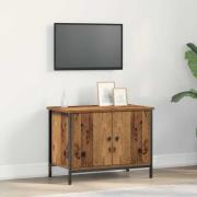 vidaXL TV-skåp Gammalt trä 60 x 35 x 45 cm Konstruerat trä