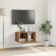 vidaXL TV-bänkset Väggmonterad Brun 60 x 30 x 30 cm Konstruerat trä