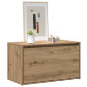 vidaXL Hallbänk 80x40x45 cm artisan ek konstruerat trä