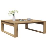 vidaXL Soffbord artisan ek 100x100x35 cm konstruerat trä