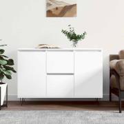 vidaXL Skänk vit 101,5x35x70 cm konstruerat trä