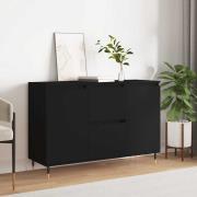 vidaXL Skänk svart 101,5x35x70 cm konstruerat trä