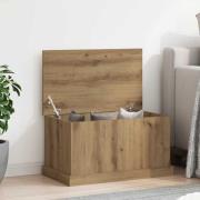 vidaXL Förvaringslåda artisan ek 70x40x38 cm konstruerat trä