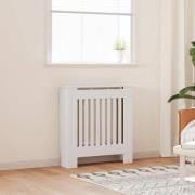 vidaXL Elementskydd MDF vit 78 cm