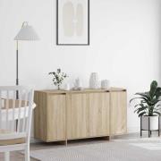 vidaXL Sideboard Sonoma ek 135 x 41 x 69 cm Konstruerat trä
