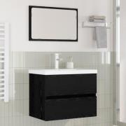 vidaXL Badrumsmöbelset Väggmonterad 3 pcs artisan ek 60 x 38.5 x 45 cm