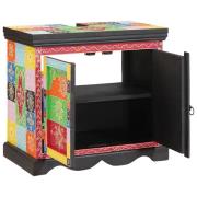 vidaXL Diskbänksskåp med lagring Brun 60 x 35 x 55 cm Massivt mangoträ