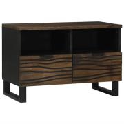 vidaXL TV-skåp med låda Brun 70 x 33 x 46 cm massivt mangoträ