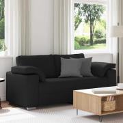 vidaXL Soffa Svart 180 x 77 x 82 cm tyg